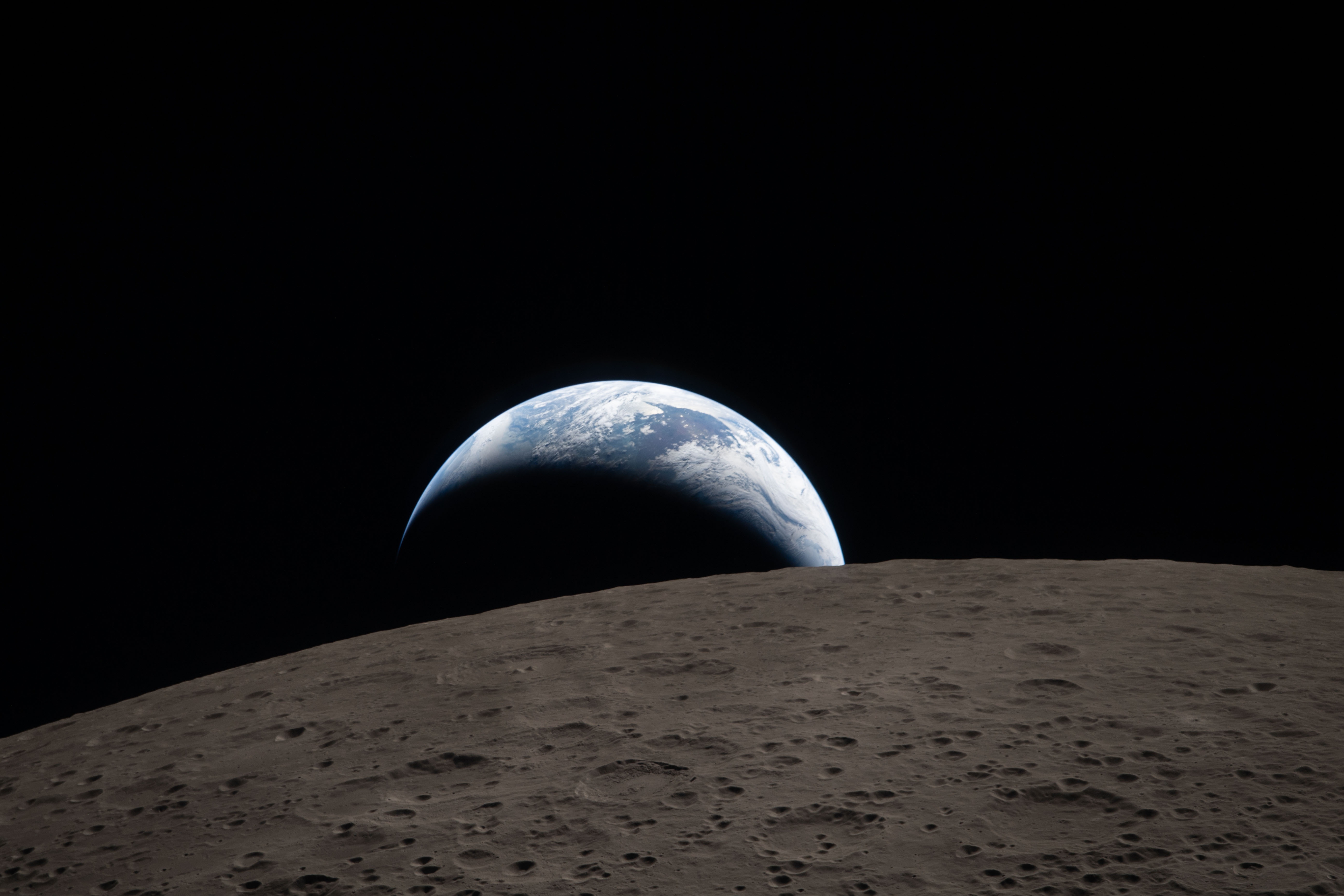 Earth's glow from space